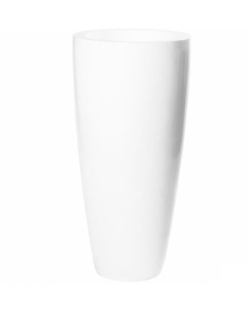 hoge pot wit lak