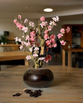 Kunst bloesemboom - Kunstboom - donker roze/ roze - 55cm - Voor binnen - Cherry bloesemboom