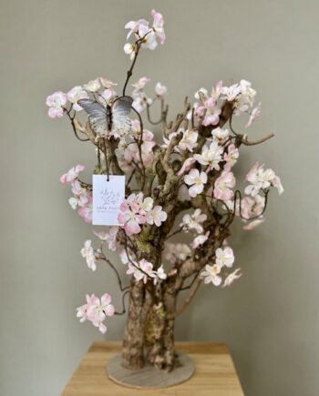 Kunst bloesemboom kerselaar licht roze