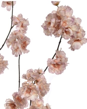 Bloesemdecoratie tak - Kunstbloesem - vintage roze - Oud roze