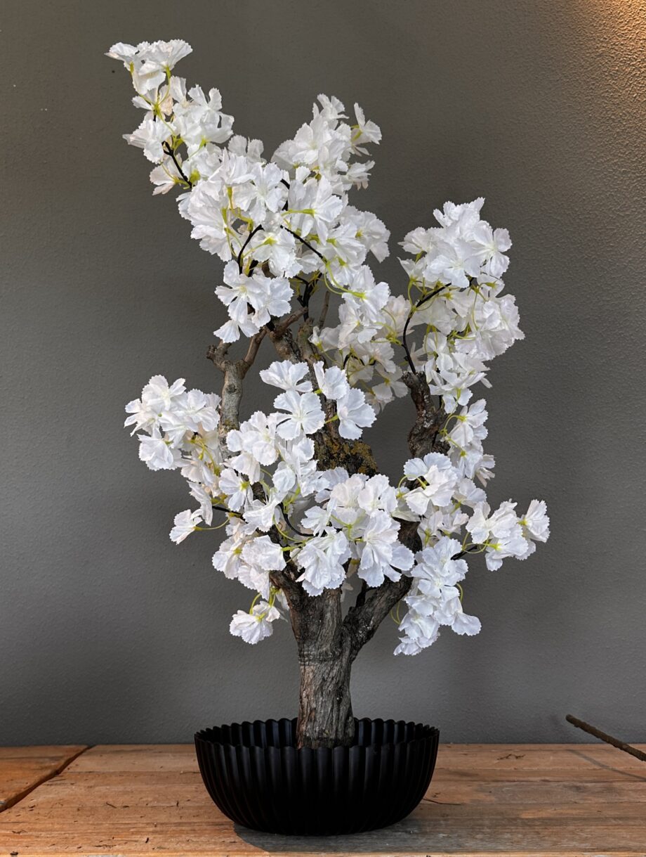 Kunst bloesemboom- Nieuwe Fluffy ** - WIT - 75cm
