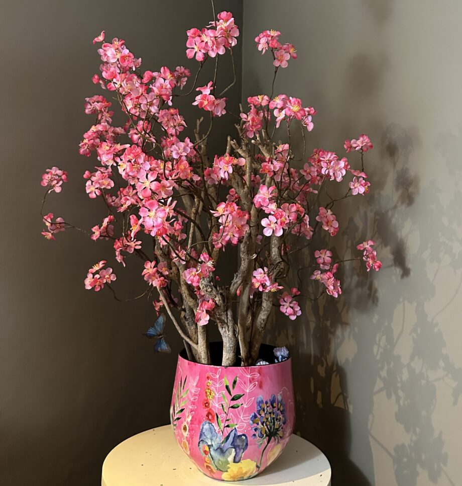 Kerselaar - Fel Roze - Kunst bloesemboom - 110cm