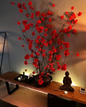 Cherry blossom - rode bloesem - 150cm - rood - *AANBIEDING*