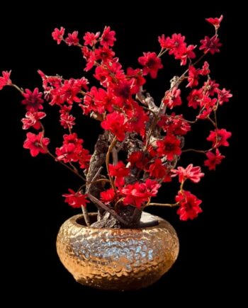 Cherry kunstbloesemboom - rood - 50cm -