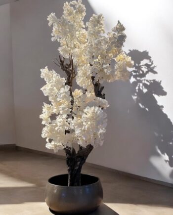 *OUTLET* Kunstbloesemboom - 110cm - creme - Fluffy bloesem