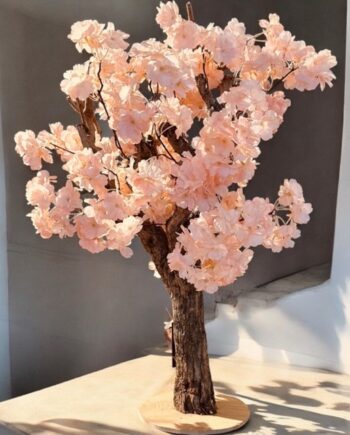 Kunst bloesemboom- Nieuwe Fluffy - Peach kleurig - 75cm